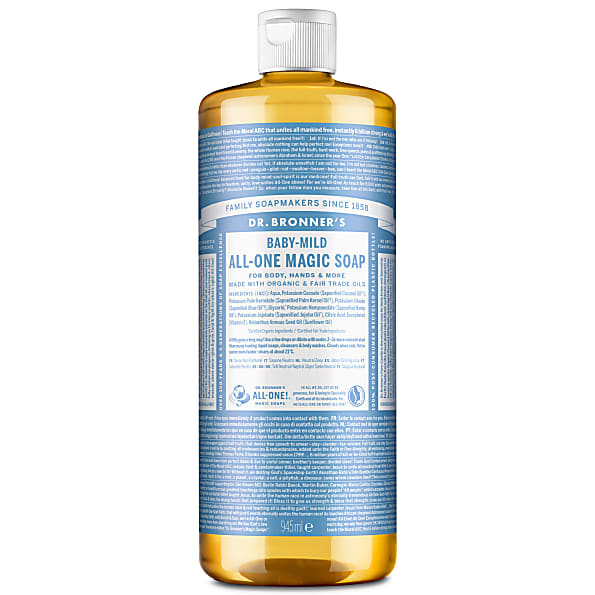 DR. BRONNER'S BABY UNSCENTED PURE-CASTILE LIQUID SOAP - 946ml ...