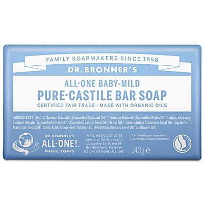 PURE-CASTILE BAR SOAP - BABY UNSCENTED
