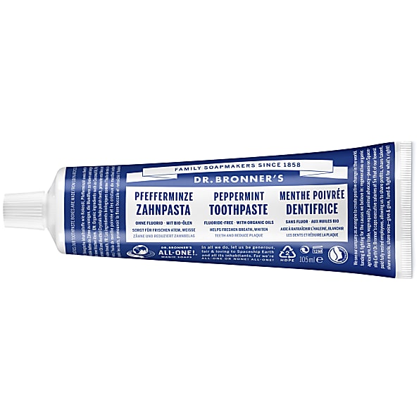 dr bronner's fluoride free toothpaste